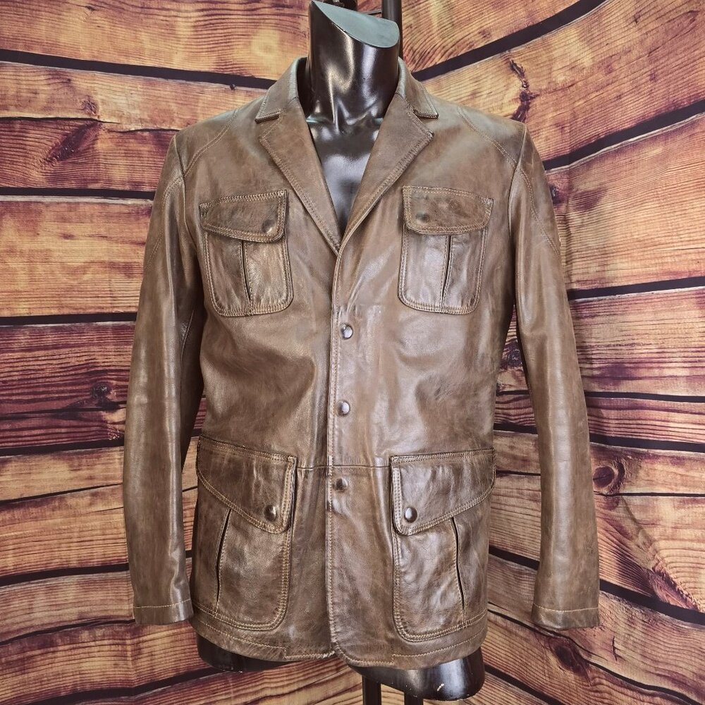 MATCHLESS Fulham Explorer-style Leather Jacket. Men's SM